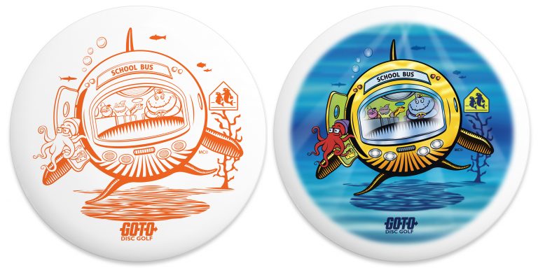 Goto Disc Golf "School of Fish_Bus Stop" discs